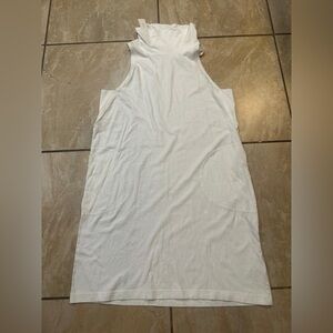 NWT Anthropologie akemi + Kin white sleeveless turtleneck dress Size L